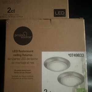 Project Source LED Flushmount Ceiling Fixtures